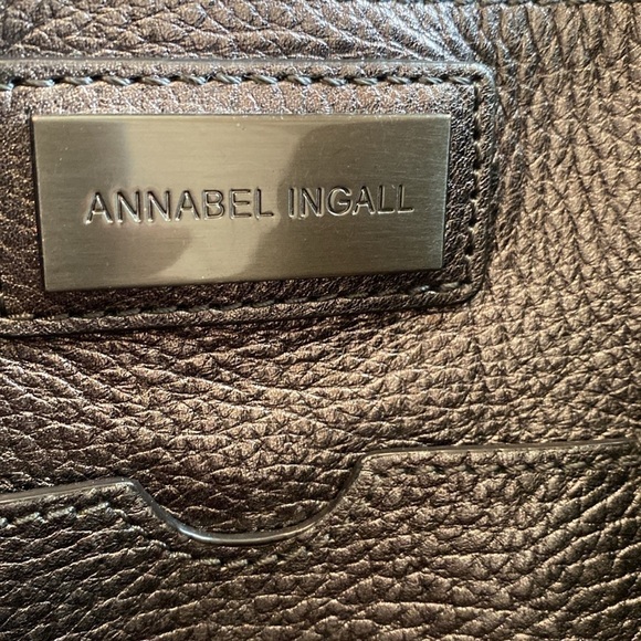 Annabel Ingall Gray Shoulder/Tote Bag in GUC - Picture 10 of 14